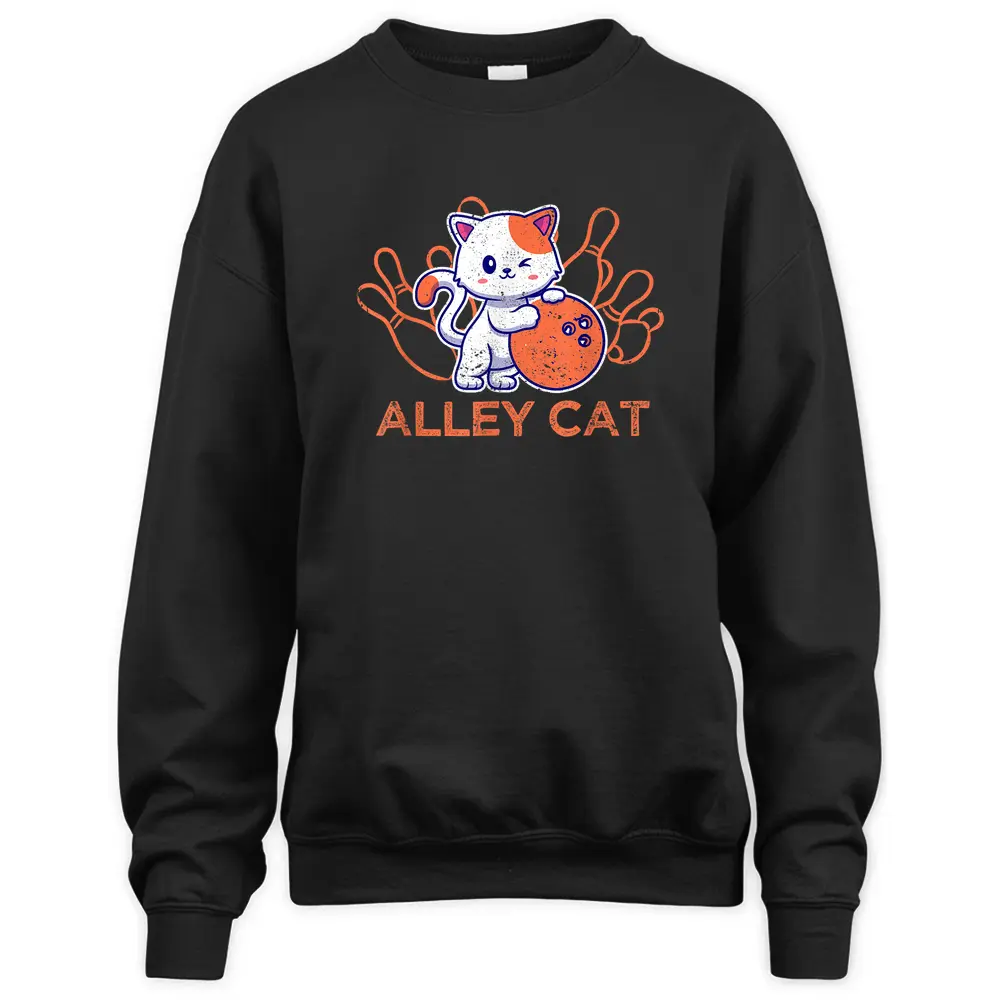 Alley Cat Bowling Team Sweatshirt