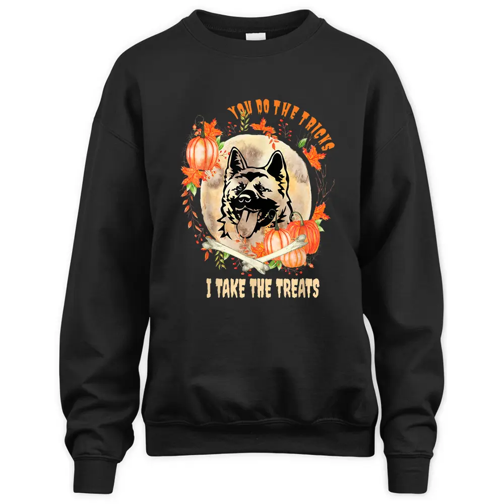 American Akita Dog Owner Halloween Pumpkin Sweatshirt