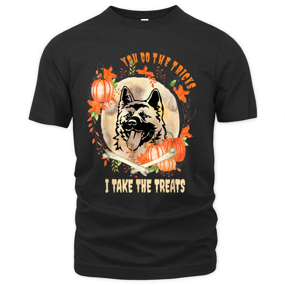 American Akita Dog Owner Halloween Pumpkin T-Shirt